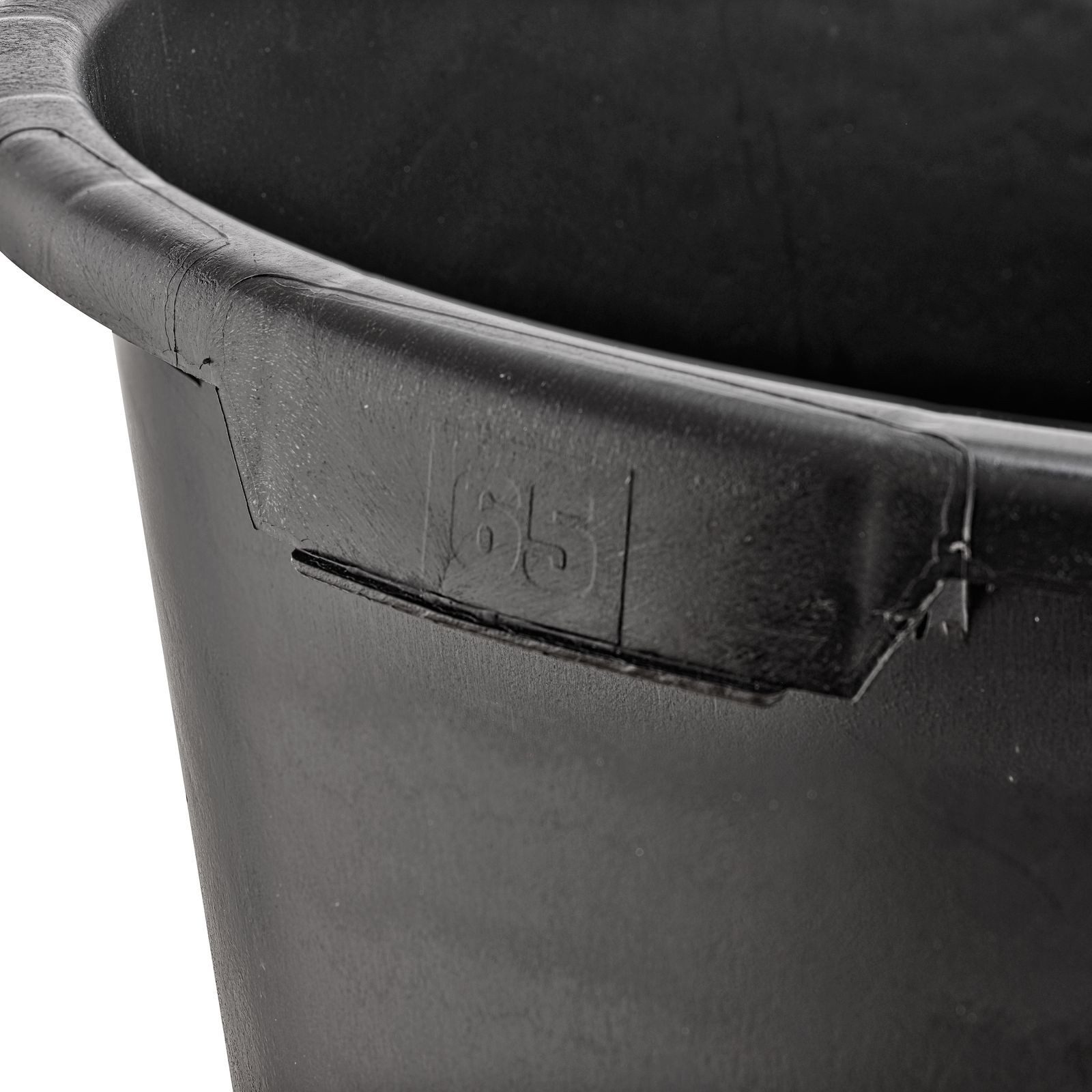 BURI Mörtelkübel 3x Mörtelkübel rund 65 Liter Pflanzkübel Baueimer Mörtelwanne Kübel, (3-tlg) – Bild 4 von 5