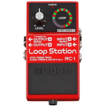 Boss by Roland E-Gitarre Boss RC-1 Loop Station Looper-Pedal + Kabel