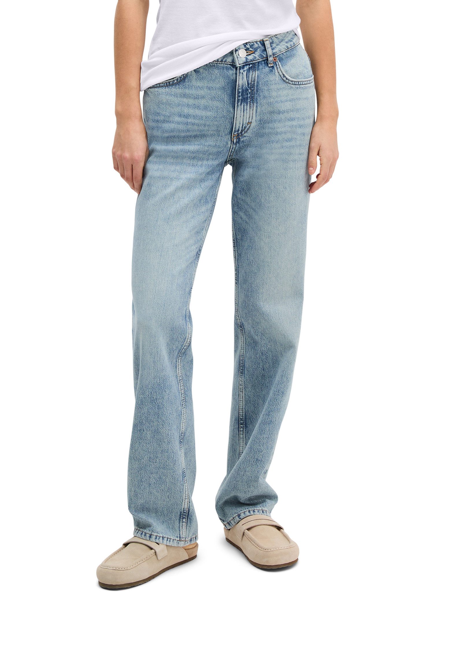 Marc O'Polo Regular-fit-Jeans aus Rigid Denim ohne Elasthan