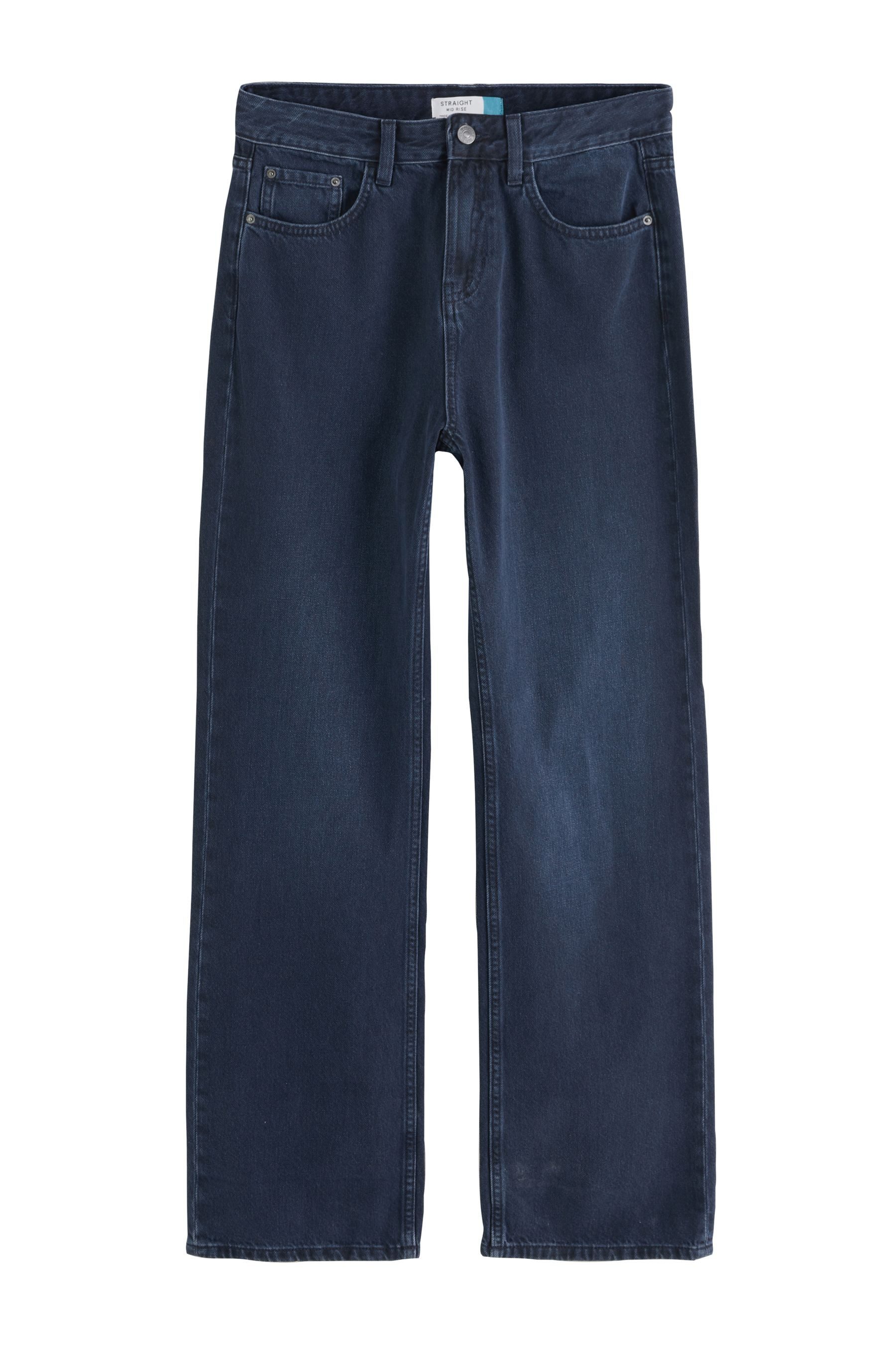 Straight-Jeans Jeans mit geradem Bein 100 % Baumwolle