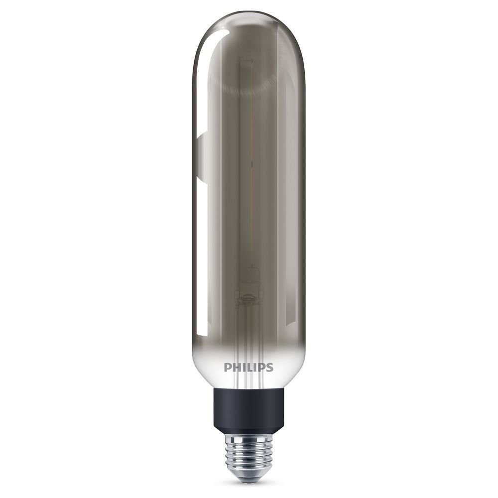 Philips LED-Leuchtmittel LED Lampe ersetzt 25W, E27, Röhre - T65, klar, Rauchglas, 270lm, dimmb, n.v, 4000