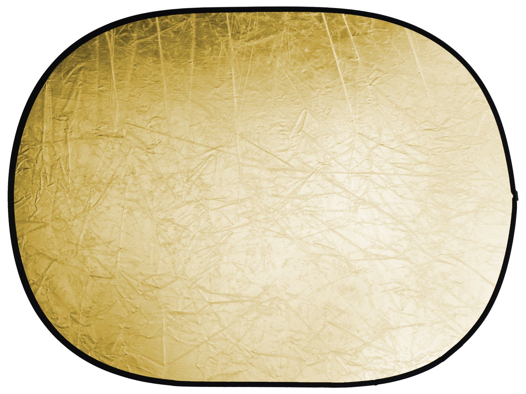 BRESSER Fotohintergrund BR-TR5 2-in-1 Faltreflektor gold/silber 90x120cm