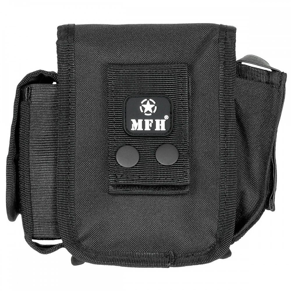 MFH Gürteltasche Gürteltasche mit 3 Fächern, schwarz (Packung)