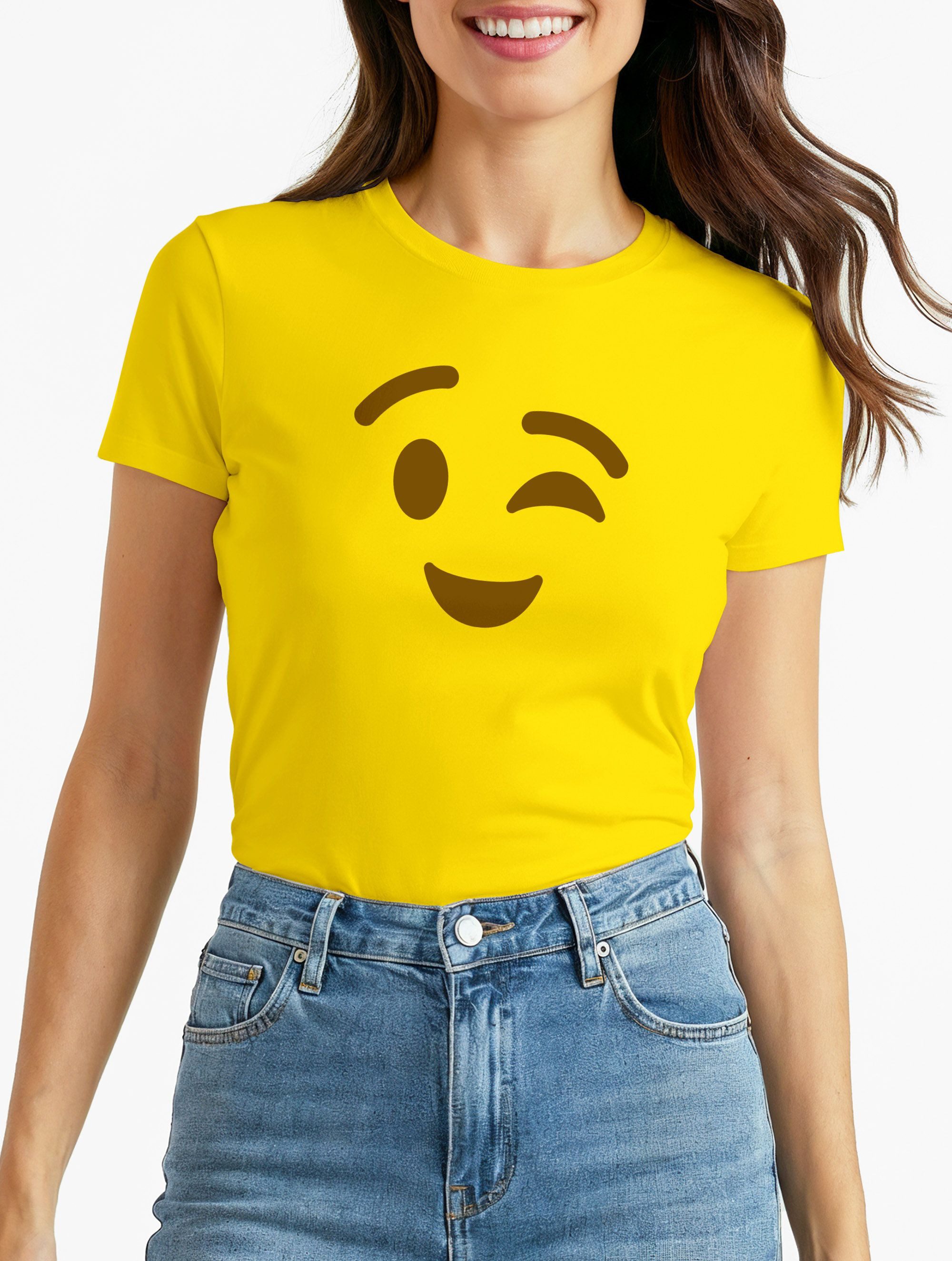 Print-Shirt Damen T-Shirt Gruppenkostüm Fasching Karneval Junggesellenabschied