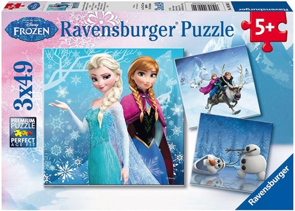 Ravensburger Puzzle Ravensburger Kinderpuzzle - 09264 Abenteuer im Winterland - Puzzle..., 49 Puzzleteile