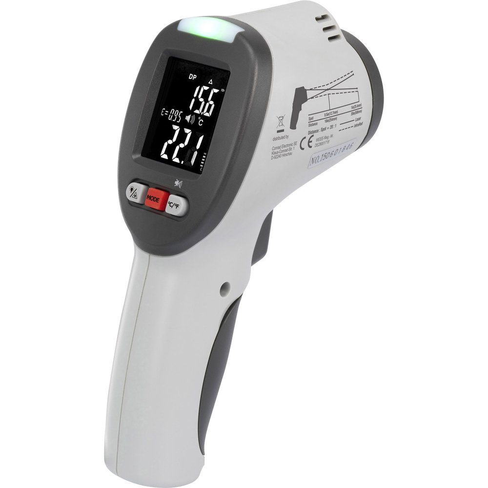 -50 IR-SCAN-350RH/2 Infrarot-Thermometer - Infrarot-Thermometer Optik +380 VOLTCRAFT 20:1 VOLTCRAFT
