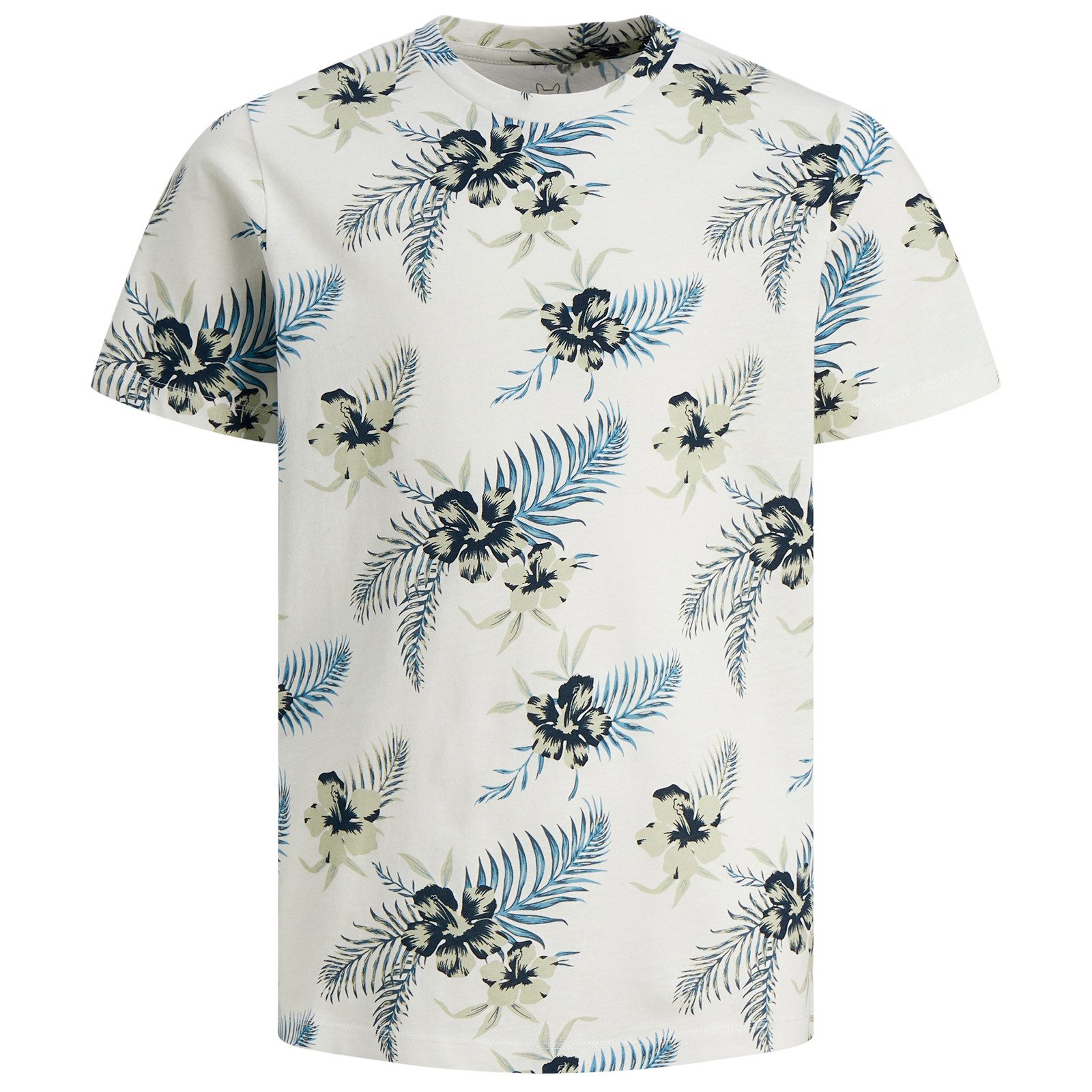 Rundhalsshirt Jack&Jones florales T-Shirt XXL offwhite JJCHILL AOP