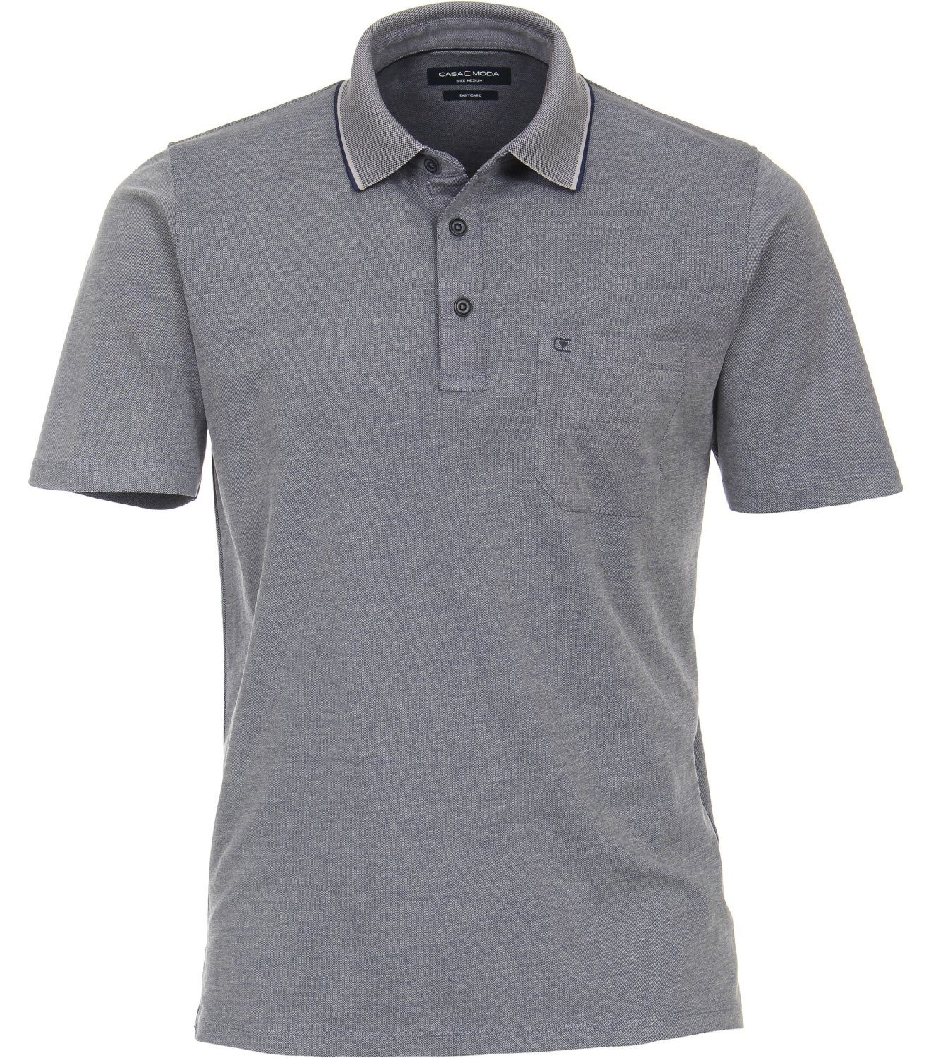 CASAMODA Poloshirt "CASAMODA Polo-Shirt uni" günstig online kaufen