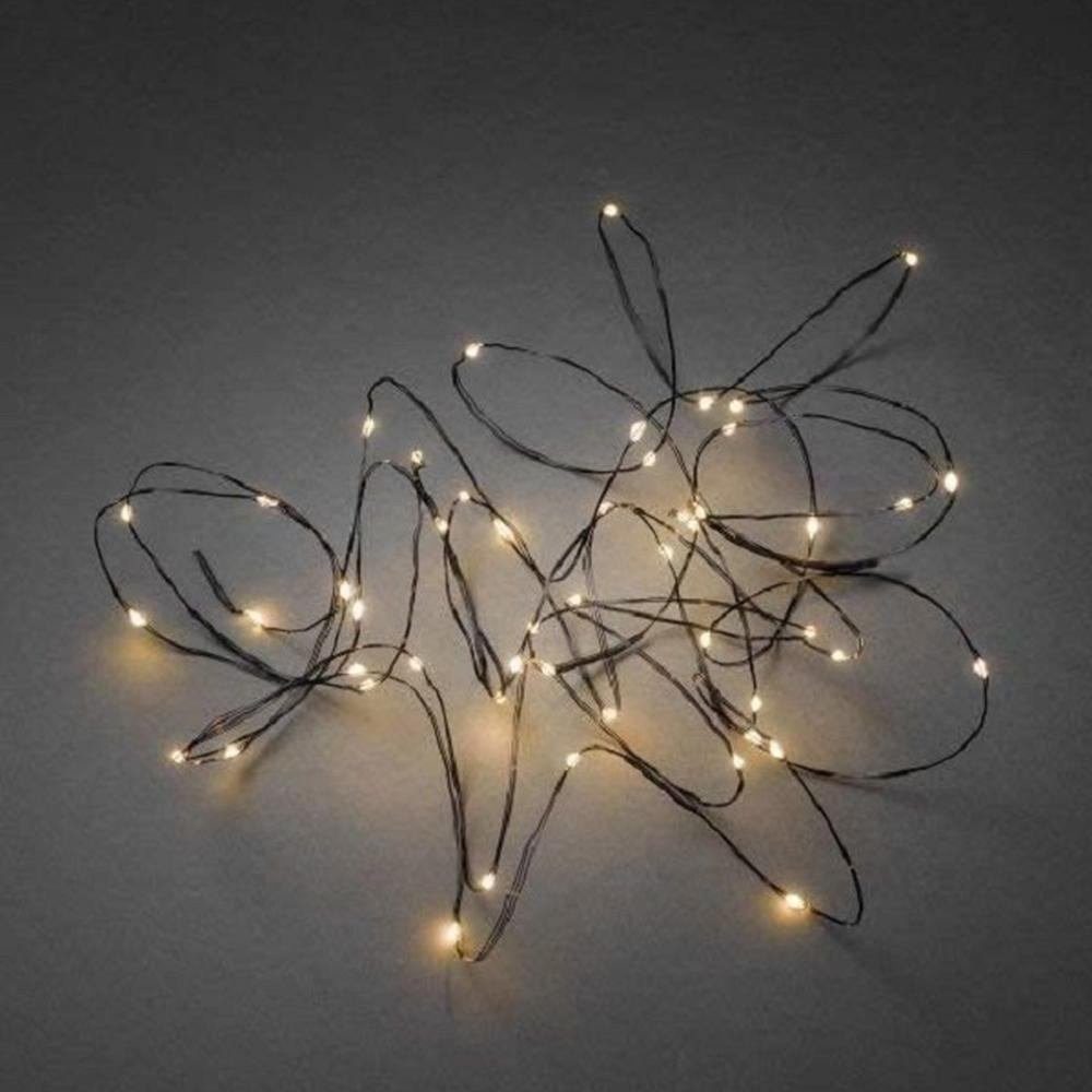 KONSTSMIDE LED-Lichterkette 6386-800 LED Tropfenlichterkette 50er bernstein