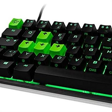 Ducky ONE 2 SF Gaming-Tastatur (MX-Red, mechanisch, ABS Tastenkappen, CH-Layout, RGB LED Beleuchtung, TKL-Mini-Version, Schwarz / Weiß)