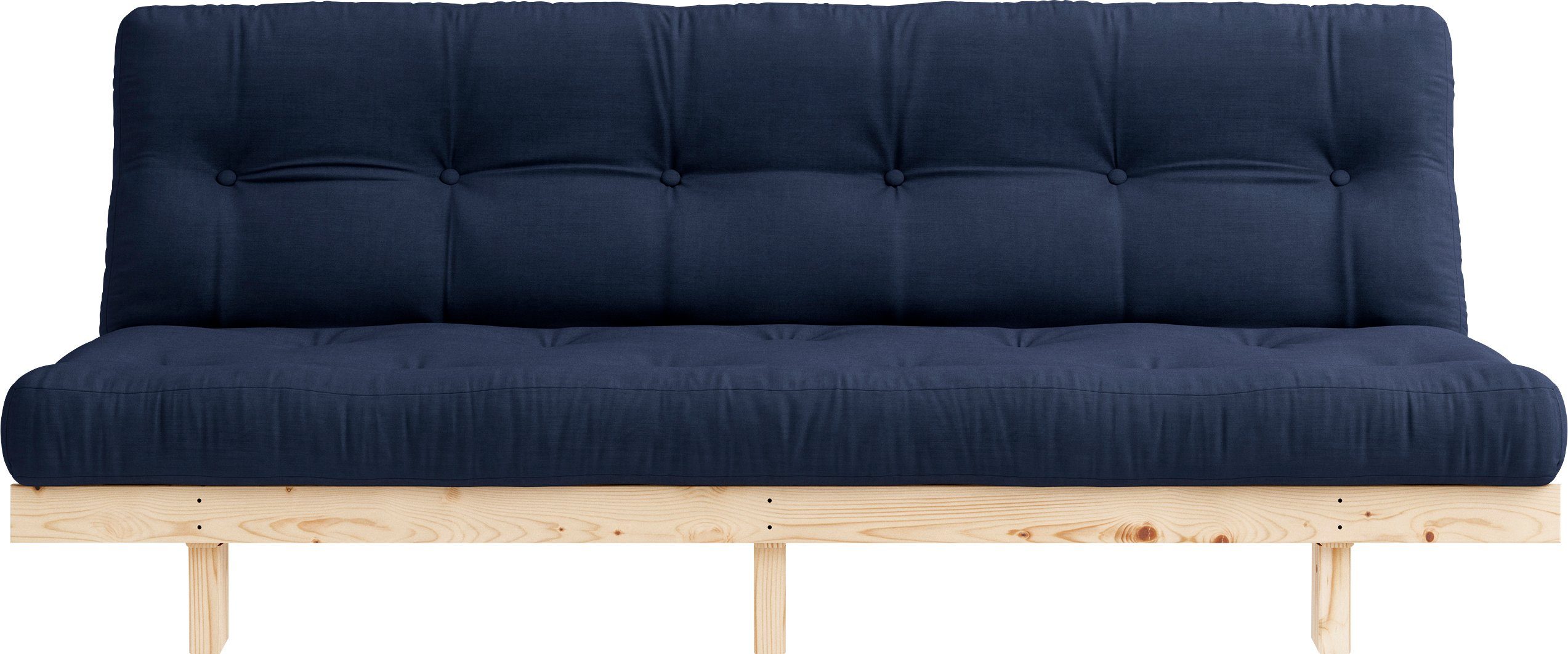 Karup Design Schlafsofa Lean, 2 Teile, mit Bettfunktion und Futonmatratze Marine