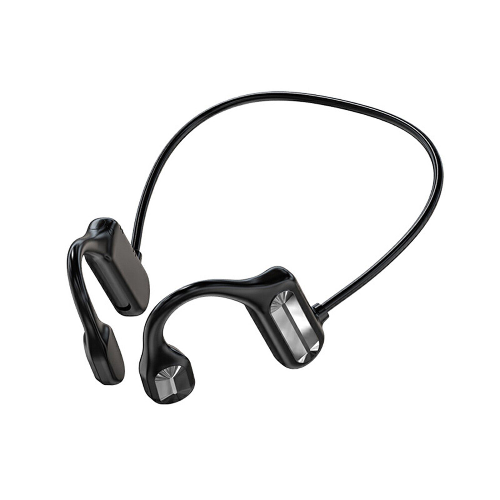 (BL09, Kopfhörer SportBluetooth Knochenleitung Stereo Laufen Schwarz) FUROKOY Fitness Bluetooth-Kopfhörer In-Ear