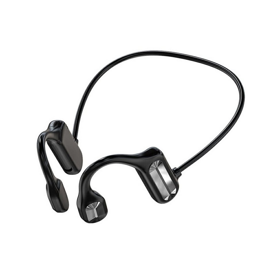 FUROKOY Knochenleitung In-Ear Stereo Laufen Fitness SportBluetooth Kopfhörer  Bluetooth-Kopfhörer (BL09, Schwarz)
