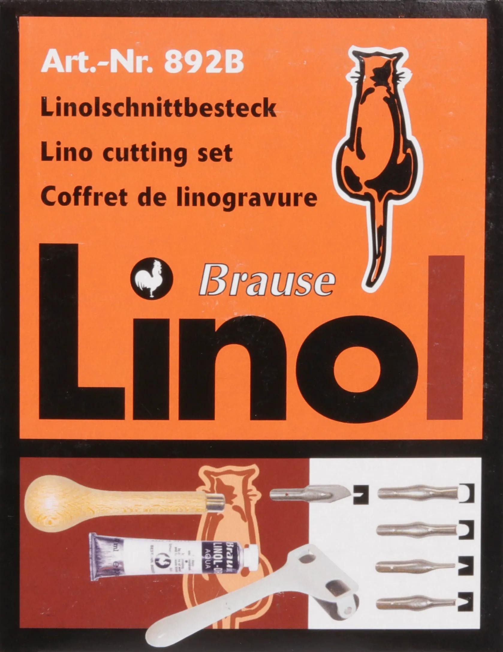 EXACOMPTA Farbwalze Linolschnitt-Set 892B, BRAUSE