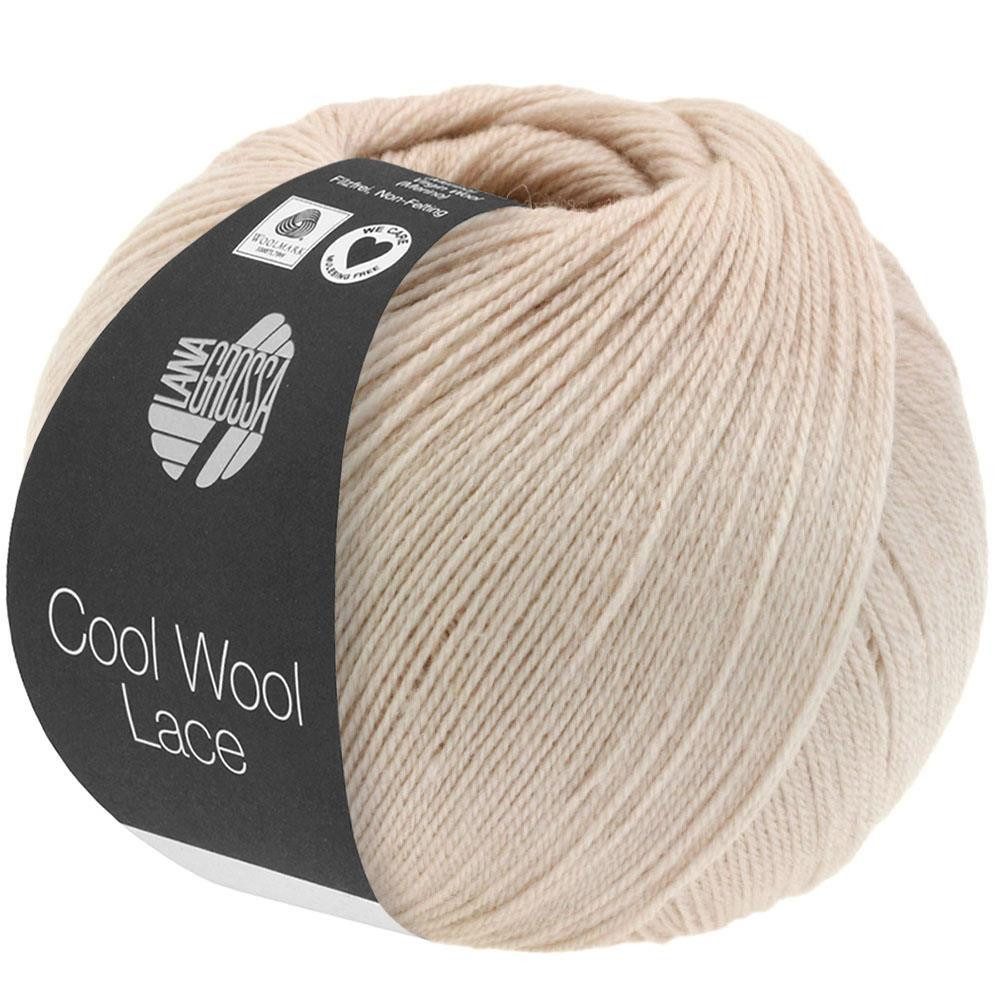 LANA GROSSA Cool Wool Lace Häkelwolle, 400 m