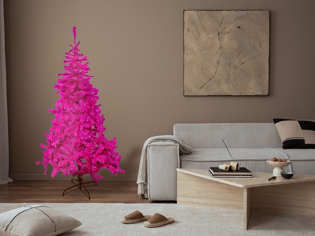 Outgarden Künstlicher Weihnachtsbaum Künstlicher Weihnachtsbaum lila