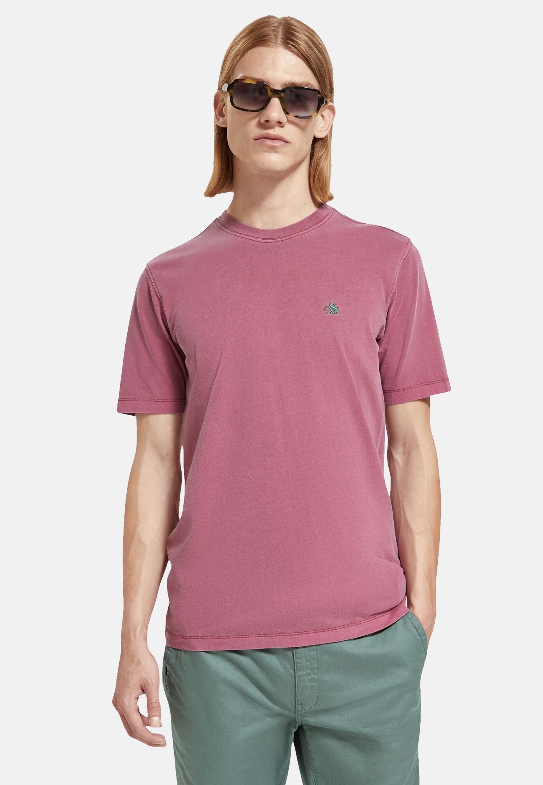 Scotch & mit Shirt T-Shirt Rundhalsausschnitt Pink Kurzarmshirt und (Stage Soda (1-tlg) Purple)