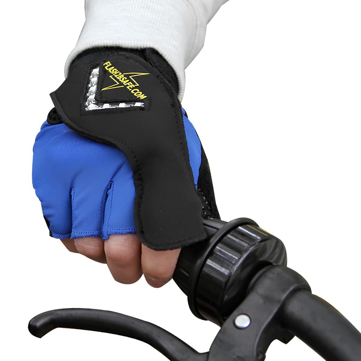 Fahrradhandschuhe Handblinker flash2bsafe