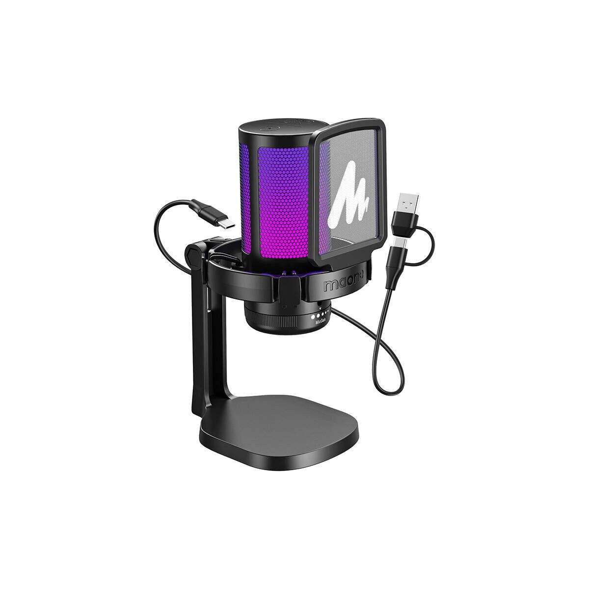 Maono Streaming-Mikrofon Maono DGM20 USB Gaming Mikrofon