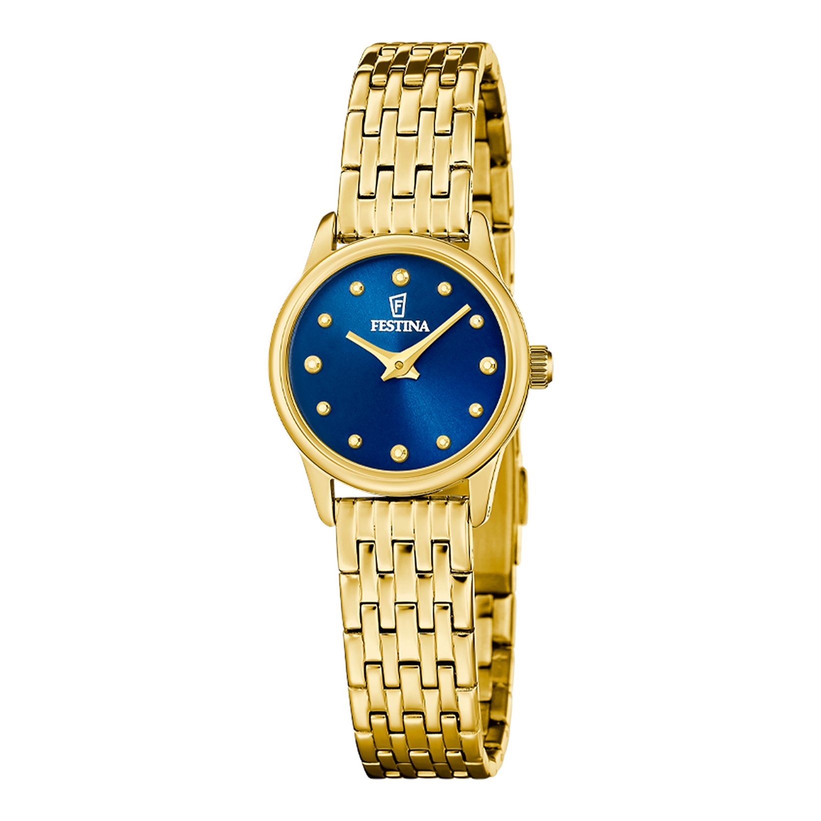 goldfarben-blau