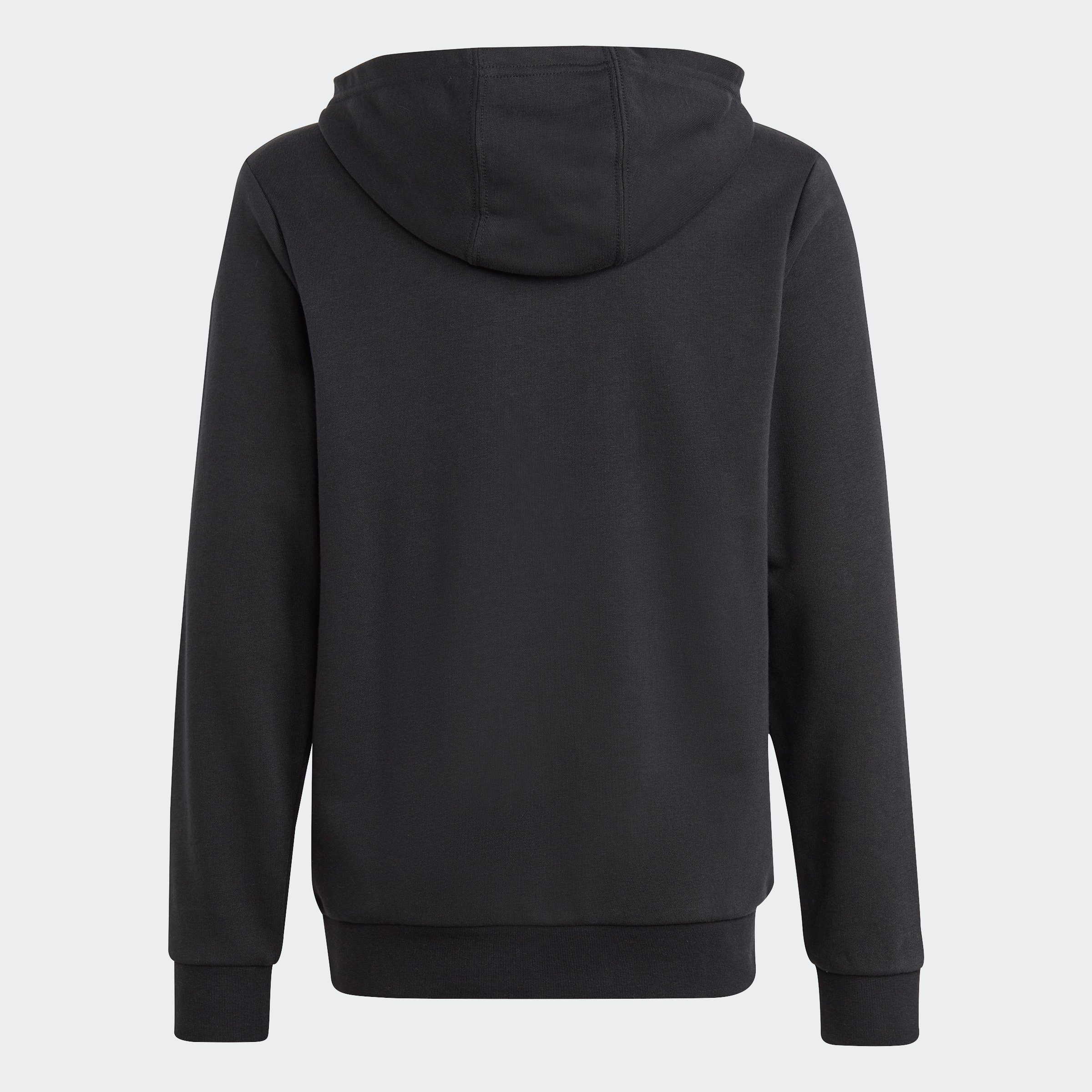 BIG COTTON / HOODIE Black Kapuzensweatshirt LOGO White ESSENTIALS Sportswear adidas