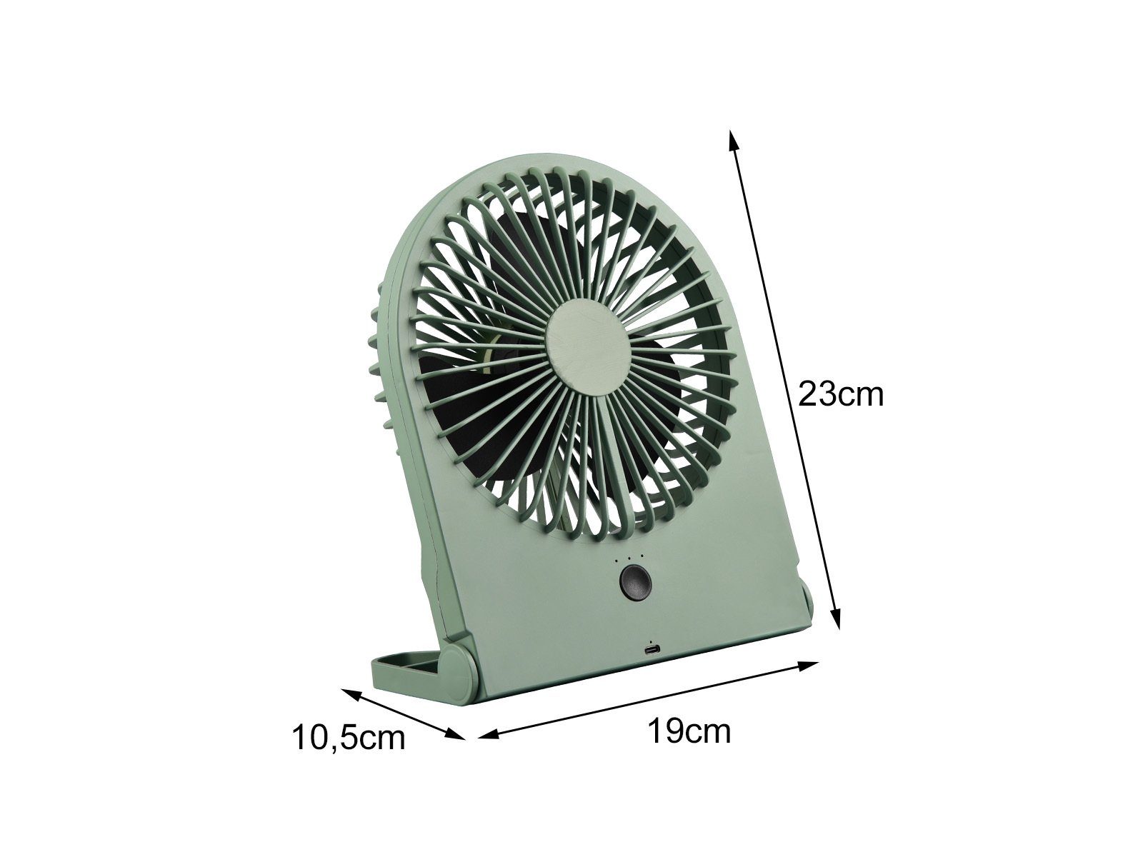 Raum-Lüfter Zimmer-Ventilator Grün SET Setpoint Windmaschine Design Tischventilator, 2er Winderzeuger