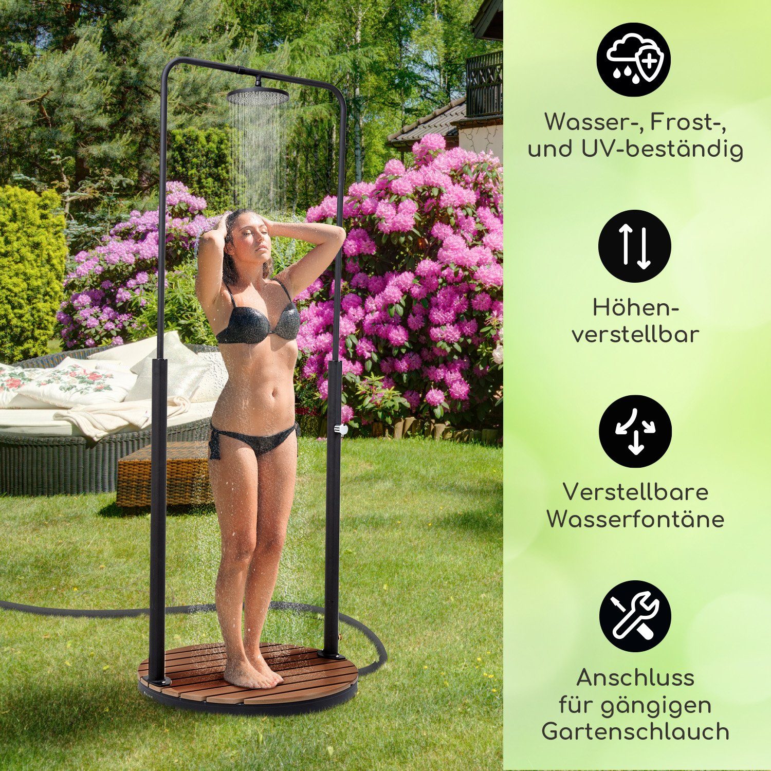 blumfeldt Gartendusche Sumatra Falls Round Gartendusche günstig online kaufen