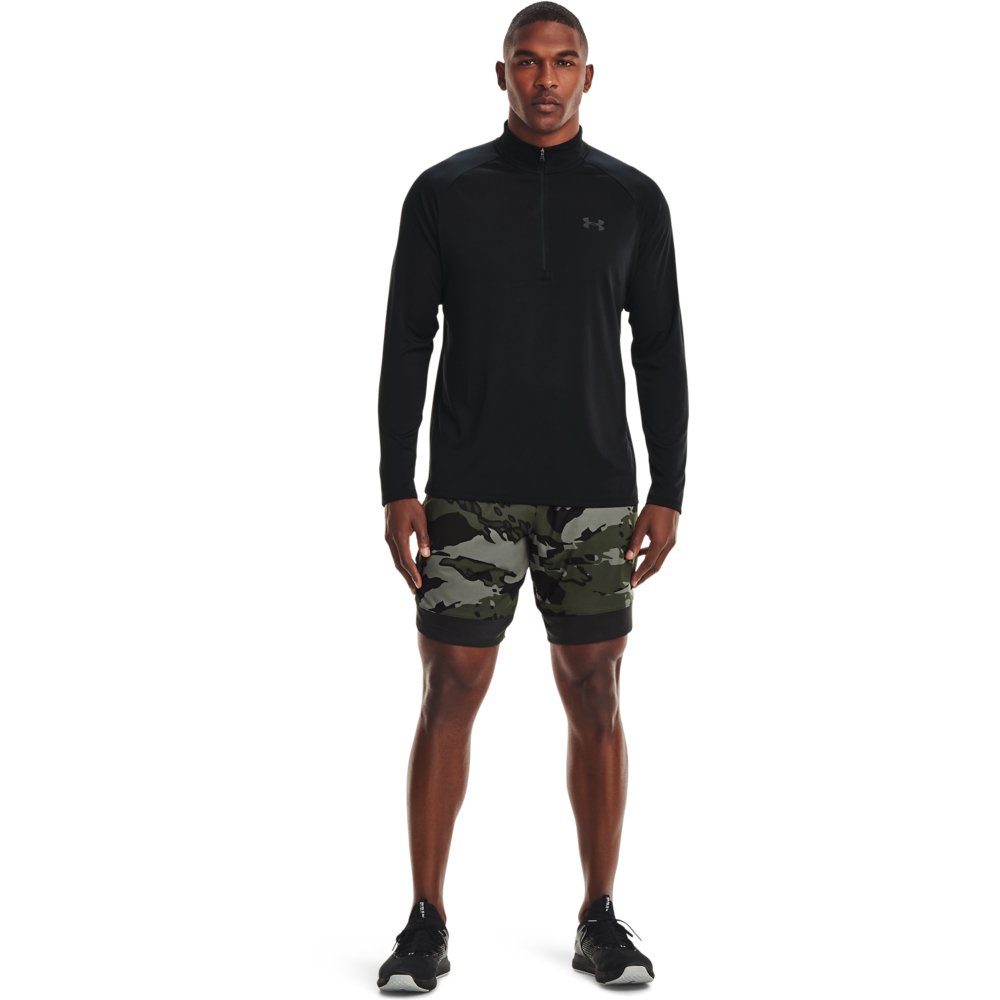 Under Armour® Funktionsshirt TECH 2.0 1/2 ZIP atmungsaktiv, schnell trocknend, Langarm, ohne Ausschnitt – Bild 4 von 5
