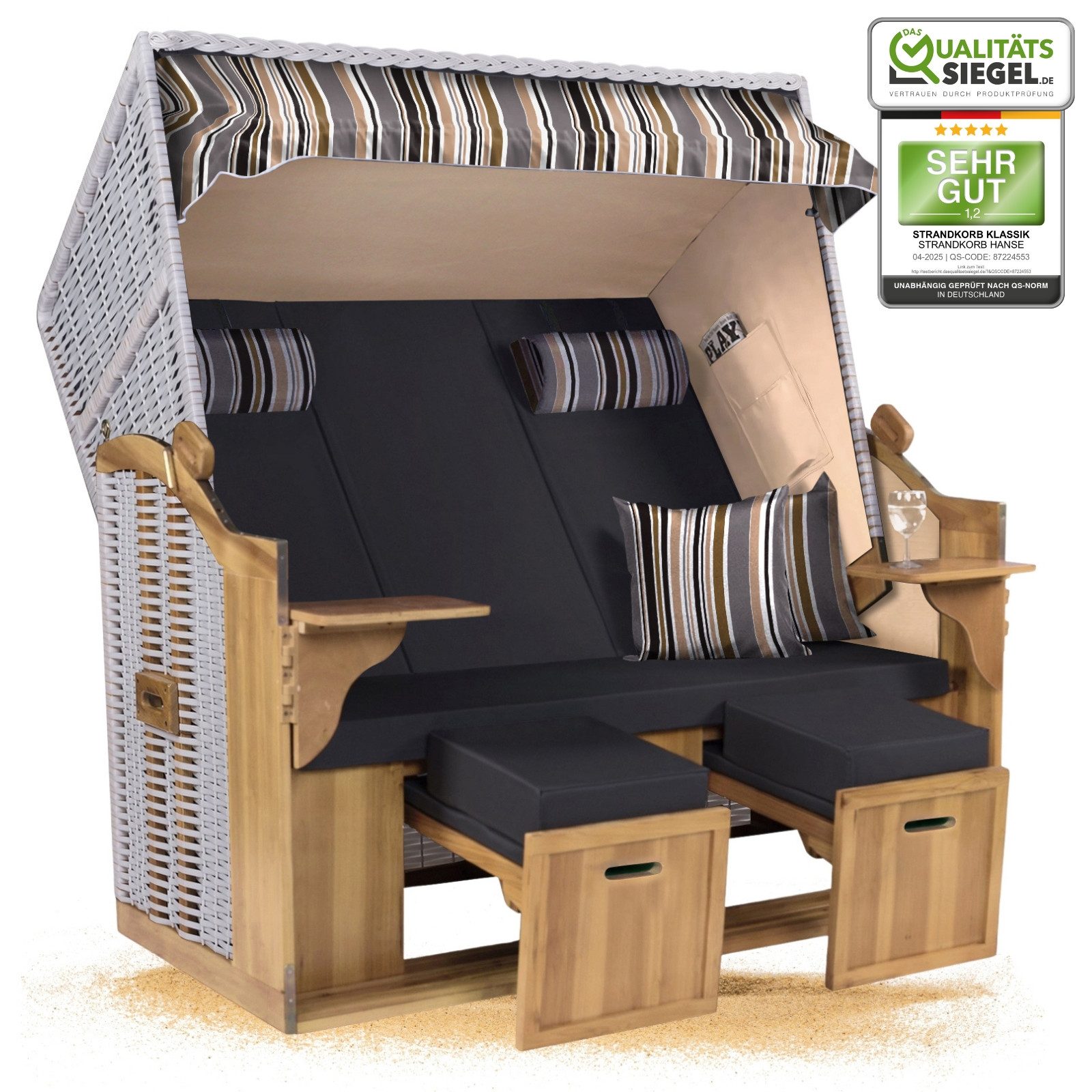 Strandkorb Hanse Strandkorb Strandkorb Ostsee 2,5-Sitzer günstig online kaufen
