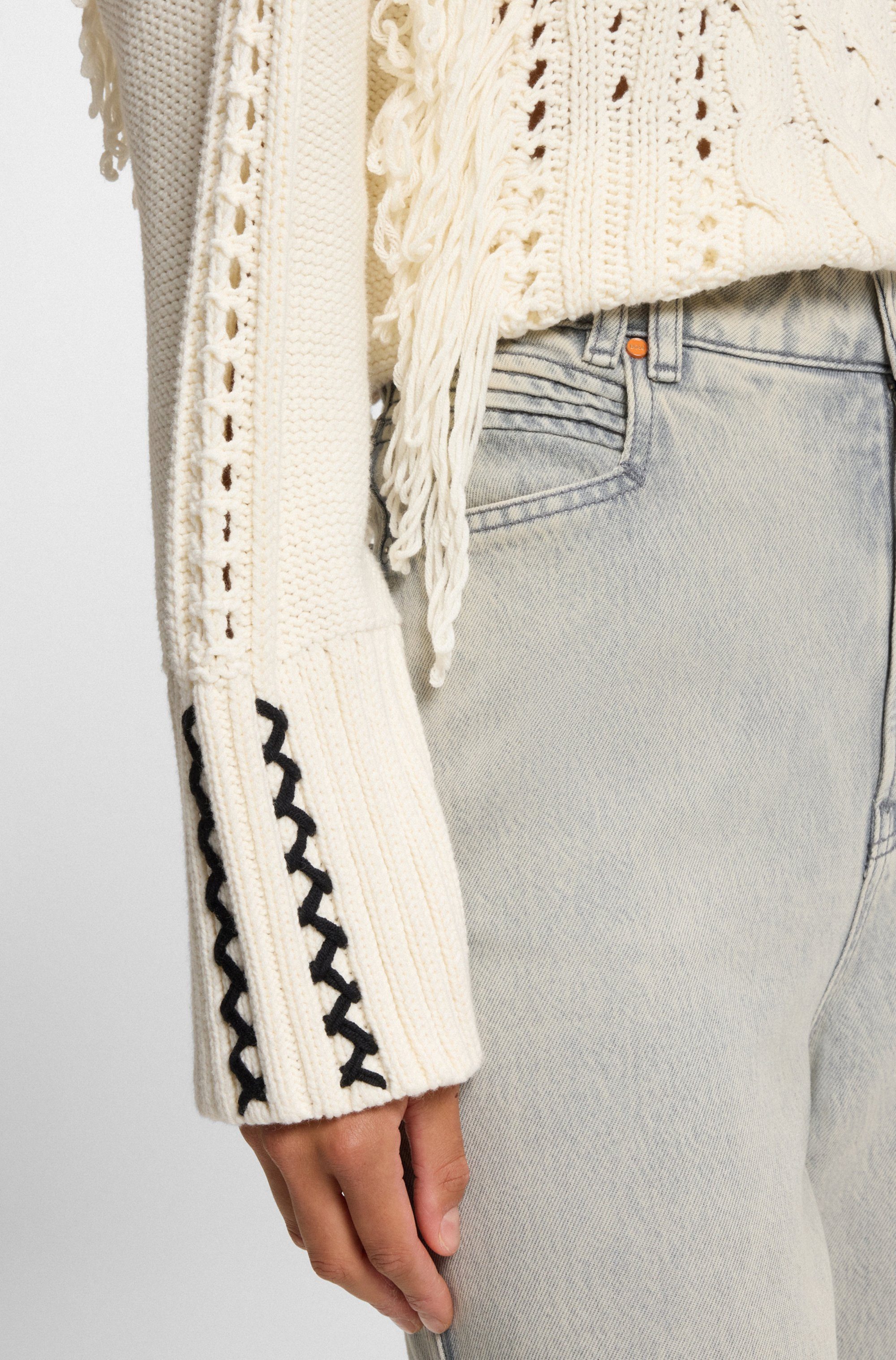 BOSS ORANGE High-waist-Jeans Marlene High Rise Split Premium Damenmode mit günstig online kaufen