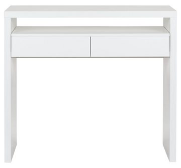 Woodman Schreibtisch Console10, puristisches Design, Breite 36 - 56 cm
