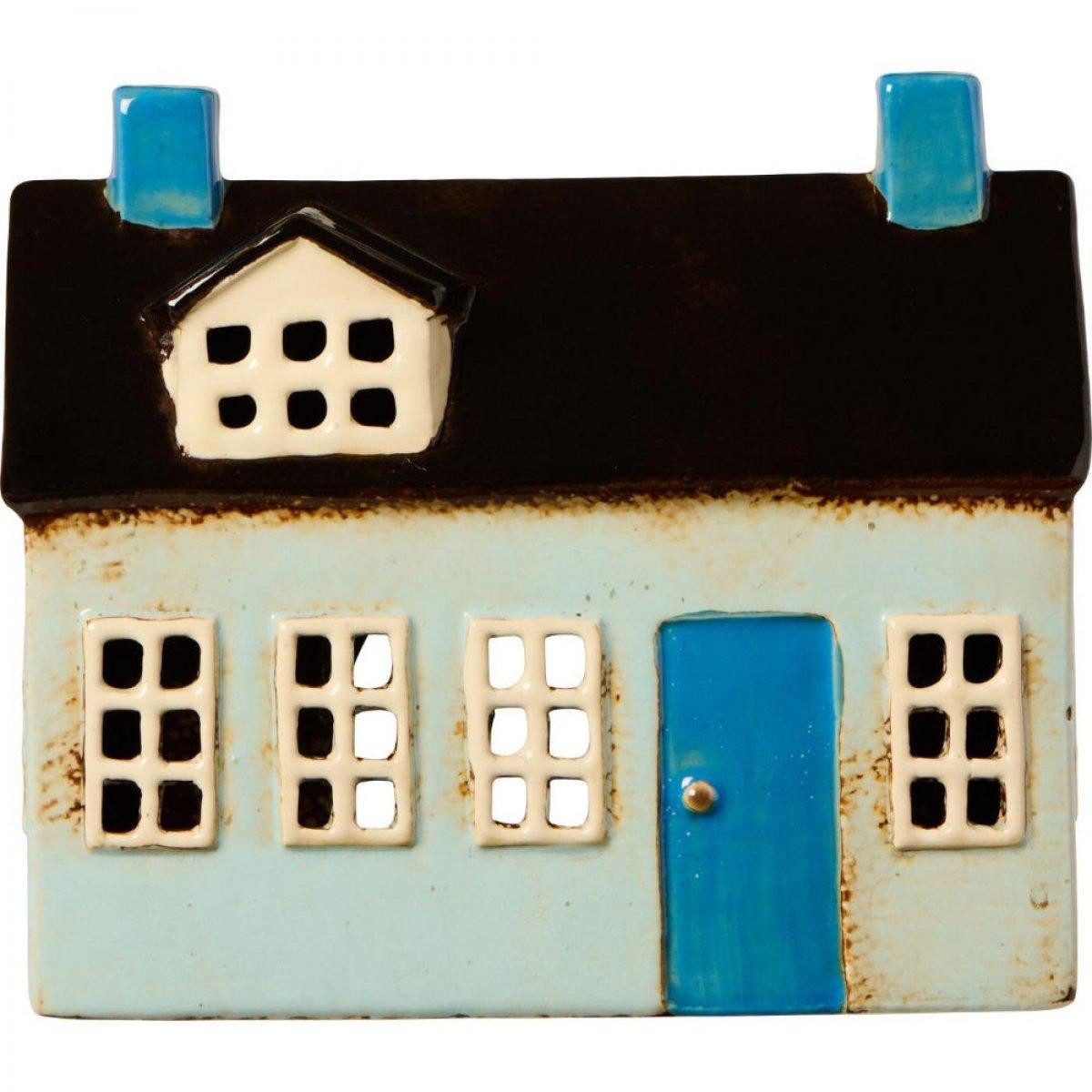 Ib Laursen Kerzenhalter Ib Laursen Haus für Teelicht Nyhavn blaue Tür (7,2x günstig online kaufen