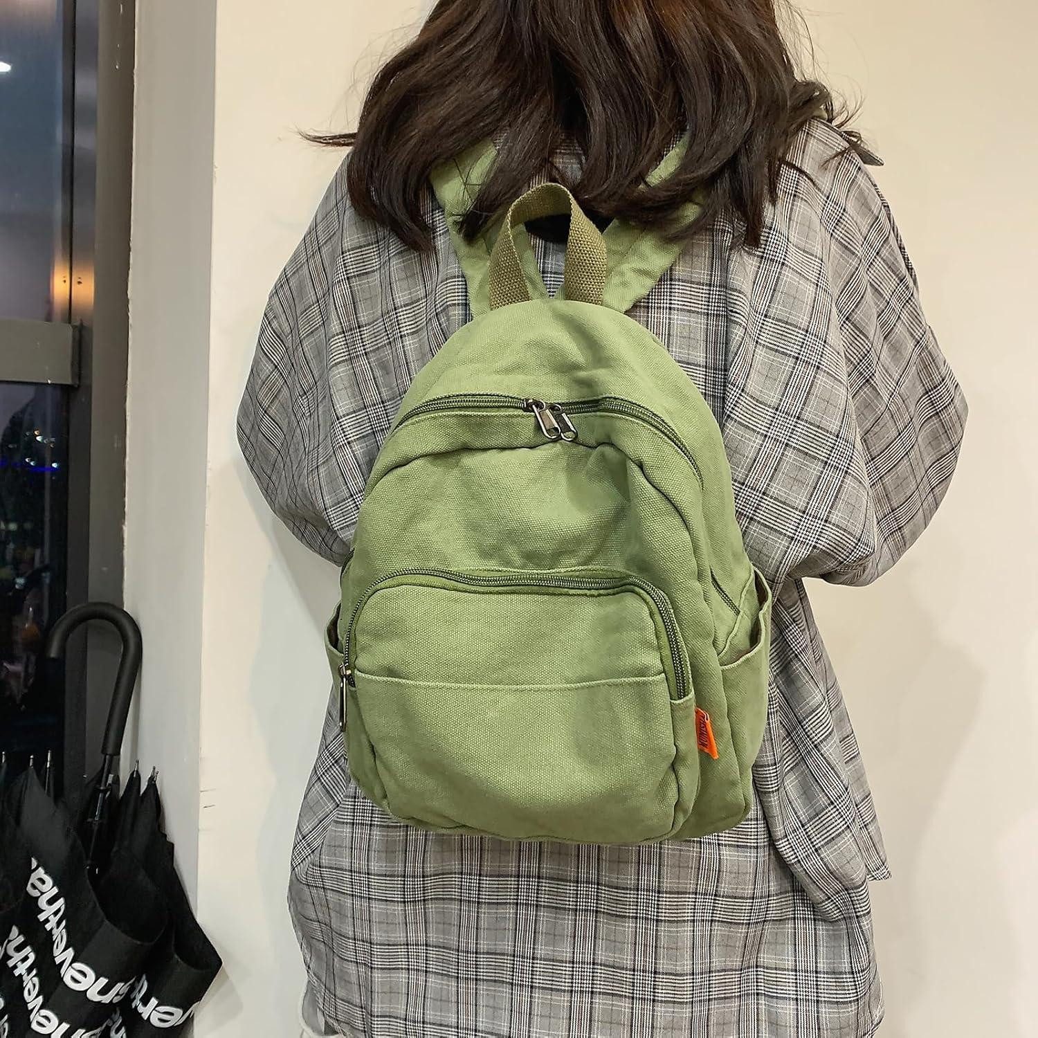 LuxusKollektion Cityrucksack Damen Rucksack klein Canvas günstig online kaufen