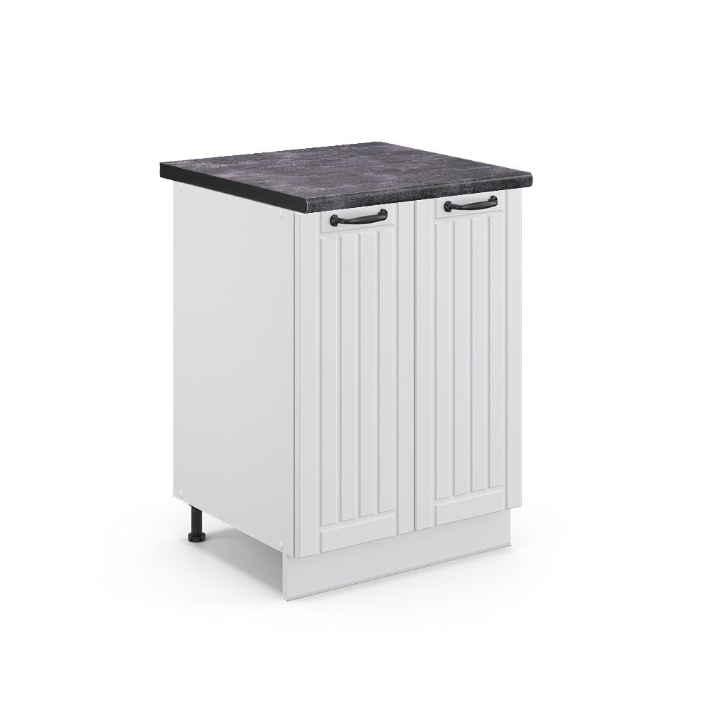 Vicco Unterschrank Fame-Line, Anthrazit Landhaus/Weiß, 60 günstig online kaufen