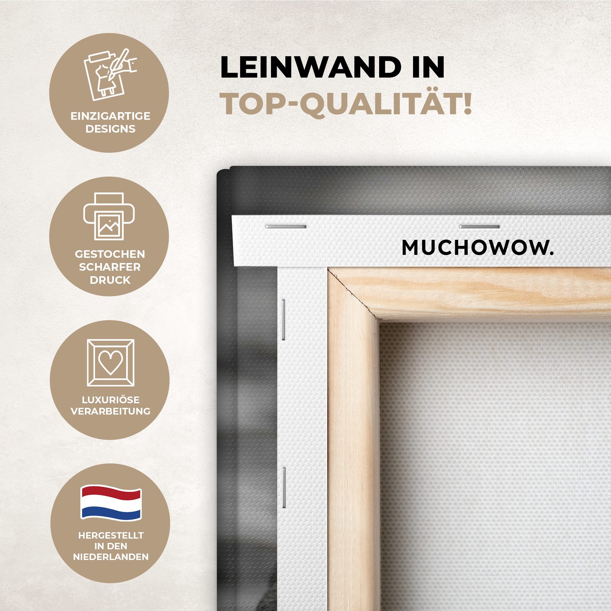 OneMillionCanvasses® Leinwandbild Zen-Steine - Blumen - günstig online kaufen