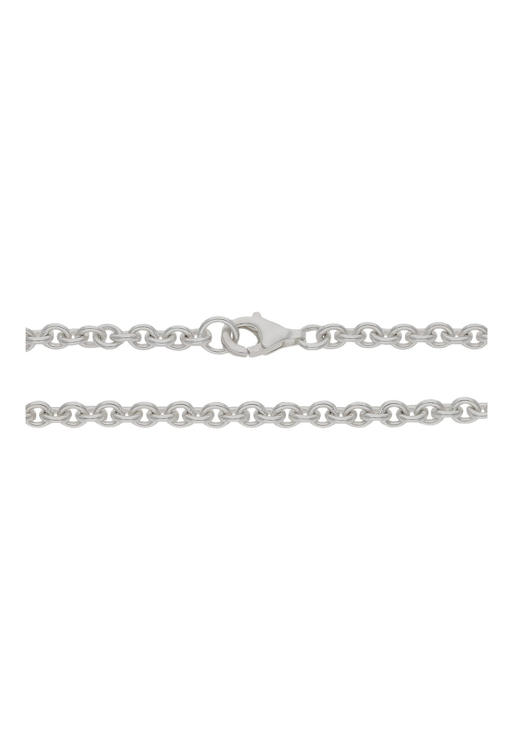 cm 42 Halskette Silber Rundankerkette Halskette 925/000, inkl. Silber Schmuckschachtel (1-tlg), Silberkette Damen JuwelmaLux