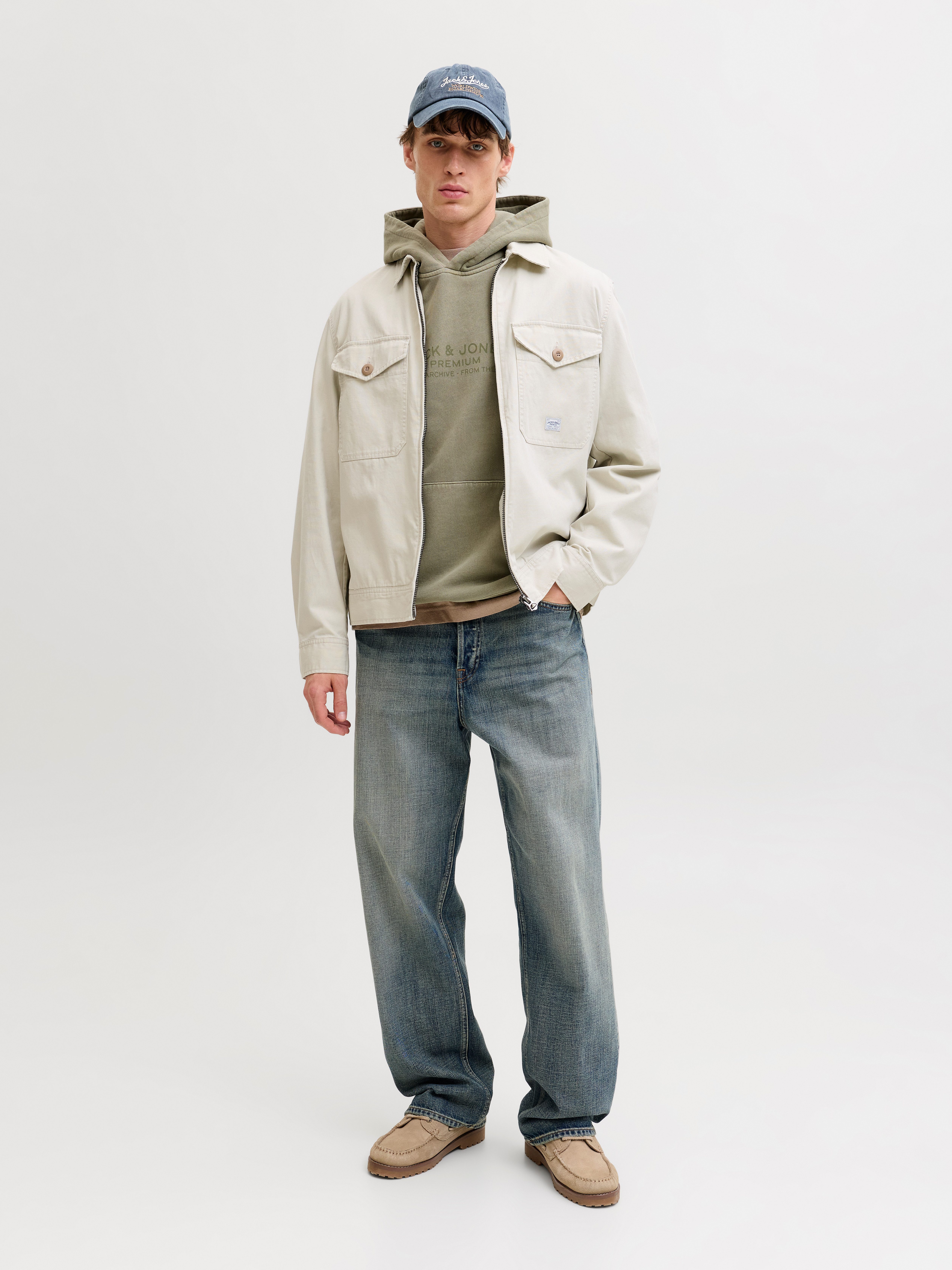Jack & Jones Kapuzensweatshirt JPRBLUAIDEN HOOD SWEAT Baumwolle, regular fit – Bild 2 von 5