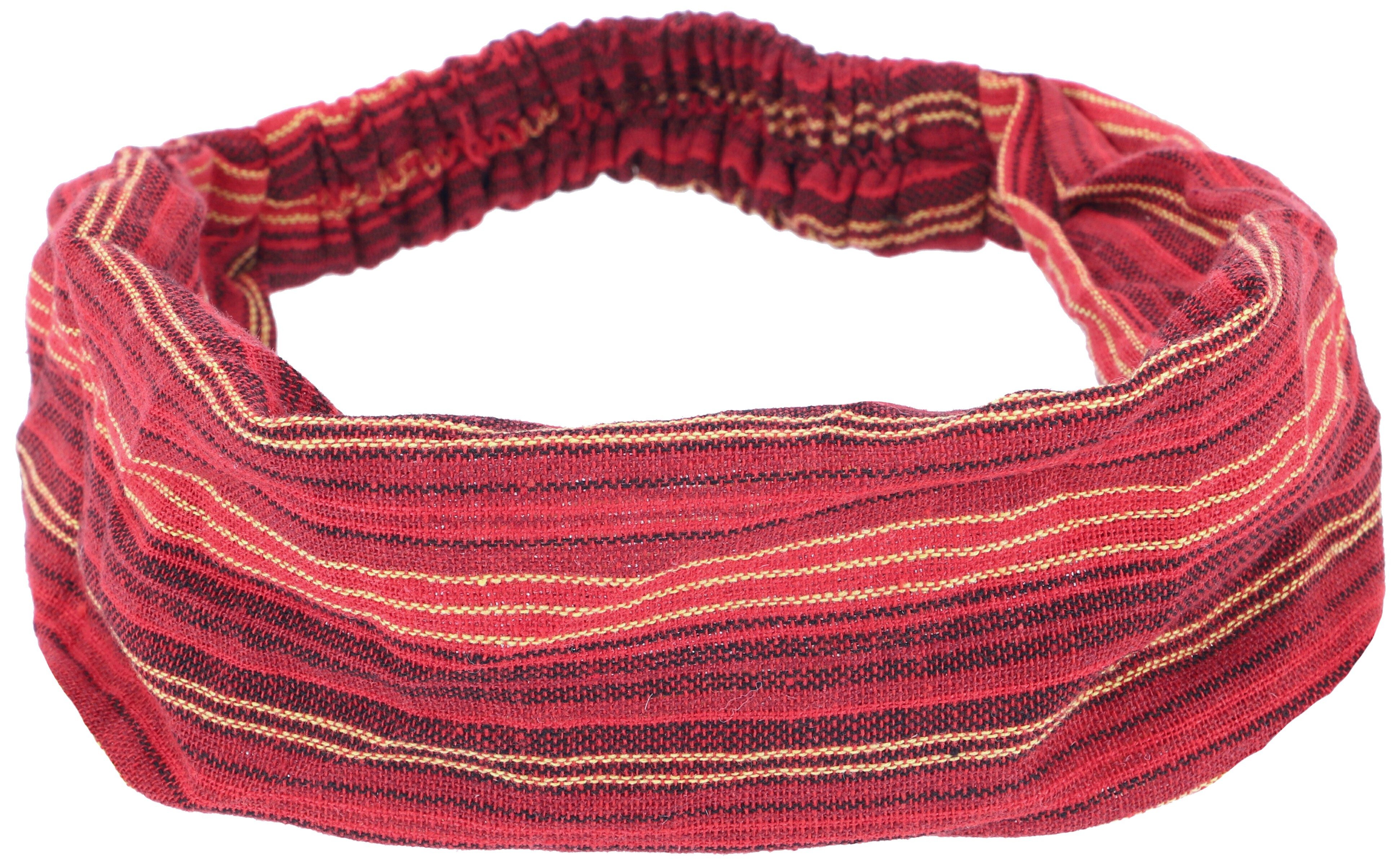 Guru-Shop Stirnband Haarband, Kopfband, gestreifte Bandana..