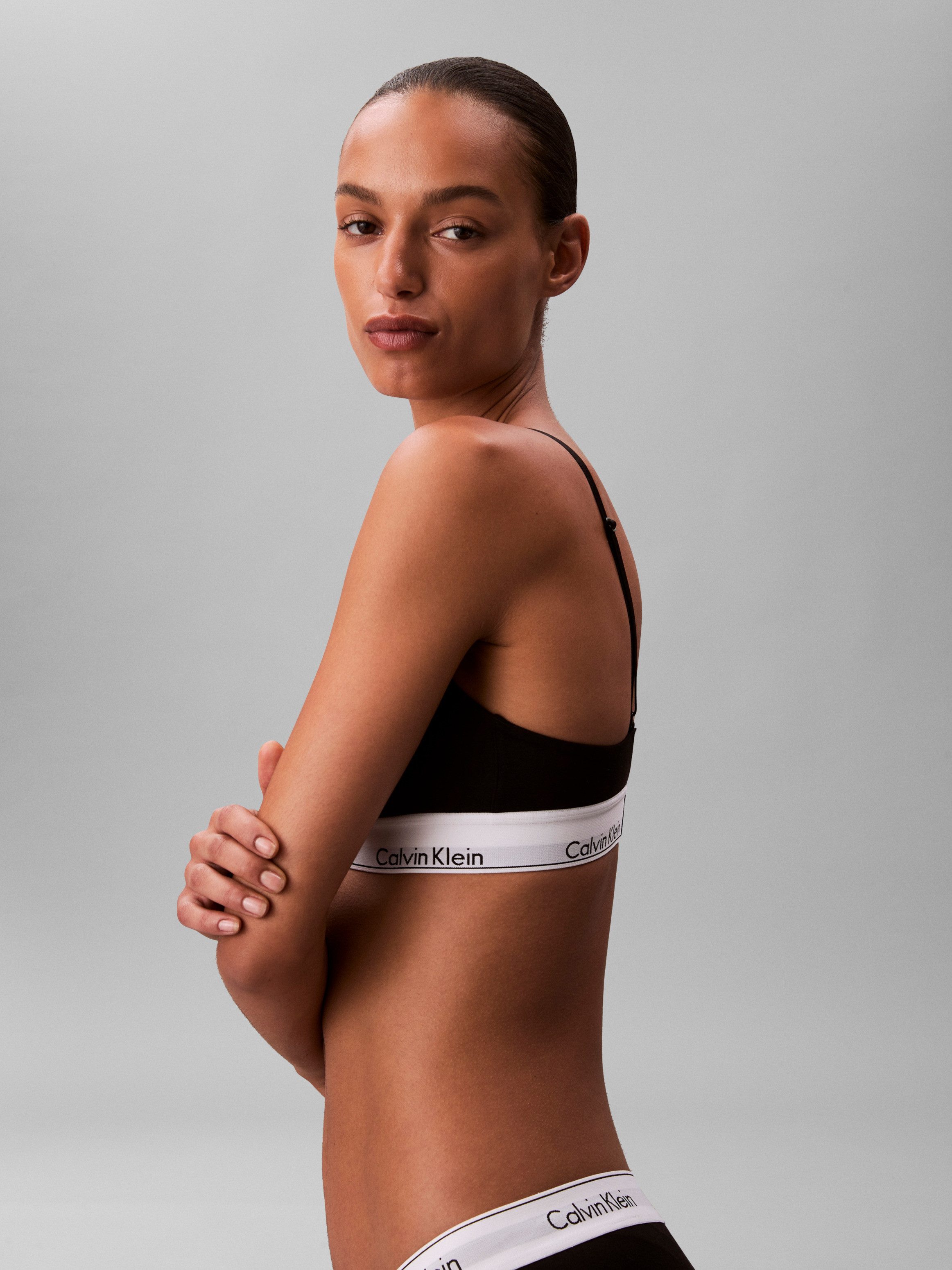 Calvin Klein Underwear Triangel-BH LGHT LINED TRIANGLE mit CK-Logo am Bund