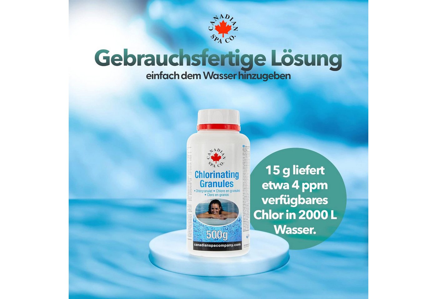 Thumbnail - Canadian Spa GmbH Chlorgranulat CHLORINE GRANULES, 1x 500g