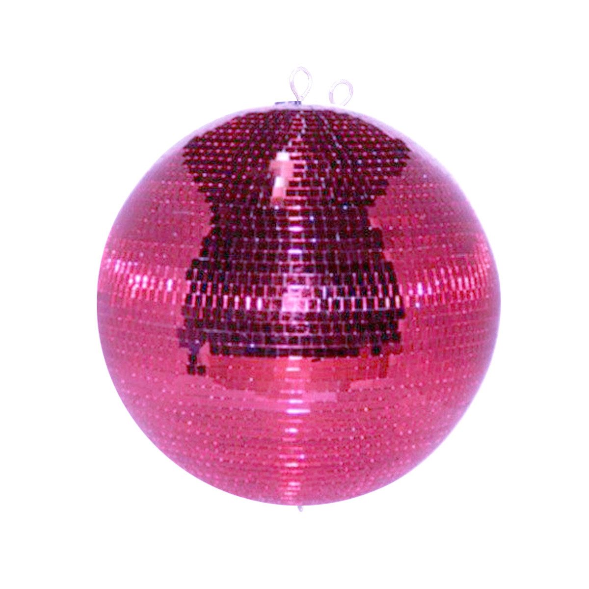 SATISFIRE Discolicht Spiegelkugel 40cm pink Safety Discokugel Mirrorball Party Disko Deko