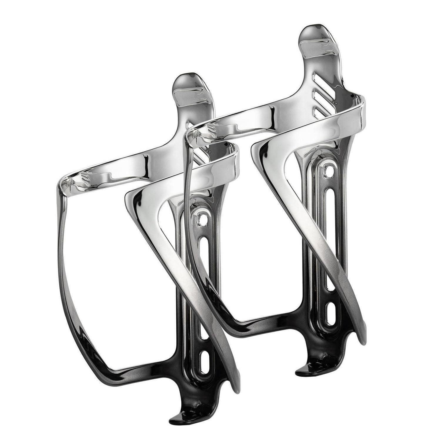 LuxusKollektion Fahrrad-Flaschenhalter Fahrrad Flaschenhalter Alu Trinkflaschenhalter MTB Rennrad Schwarz*2