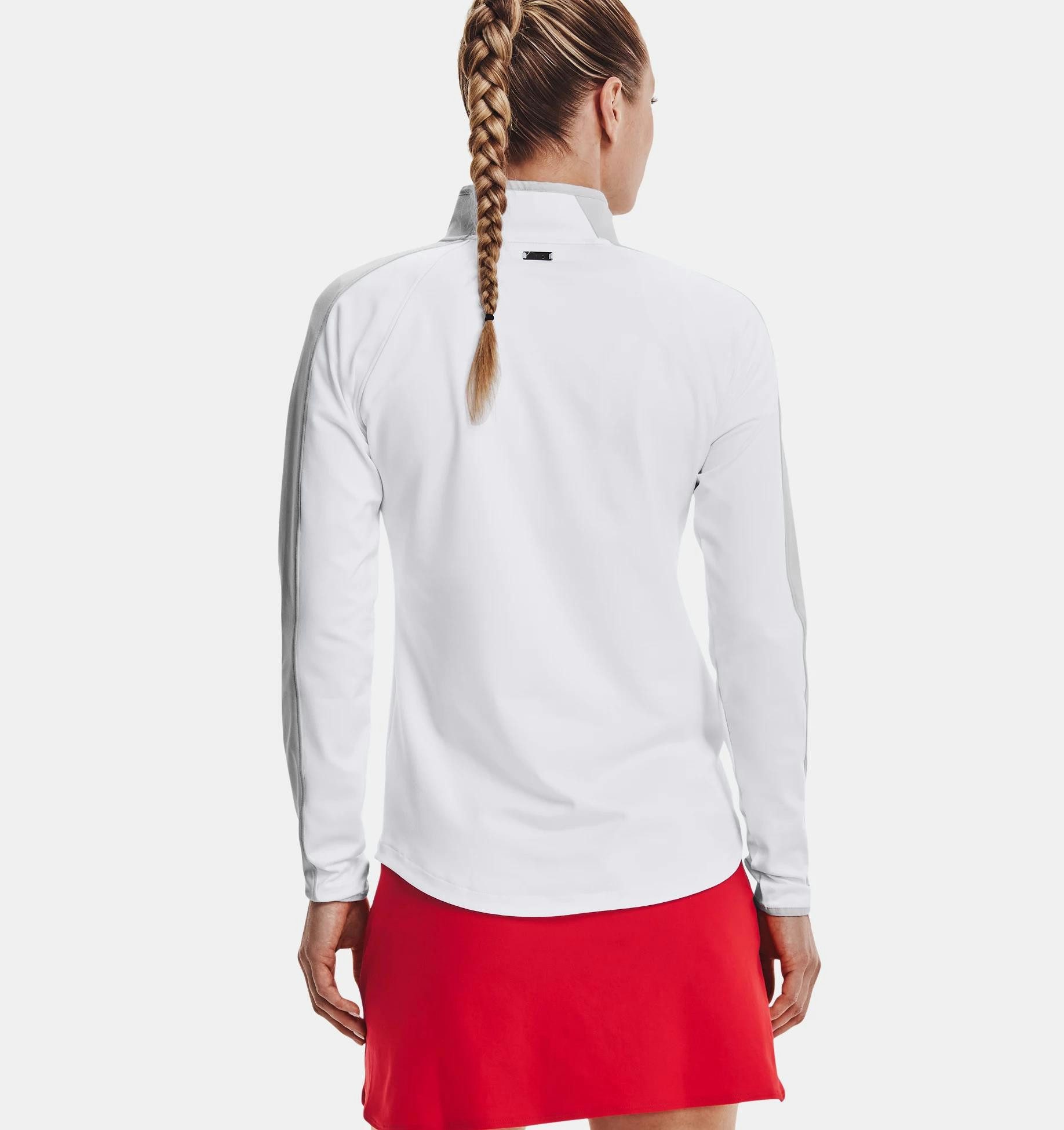 Under Armour® Trainingspullover Under Armour Golf Layer Storm Midlayer Halfzip Damen Weiß