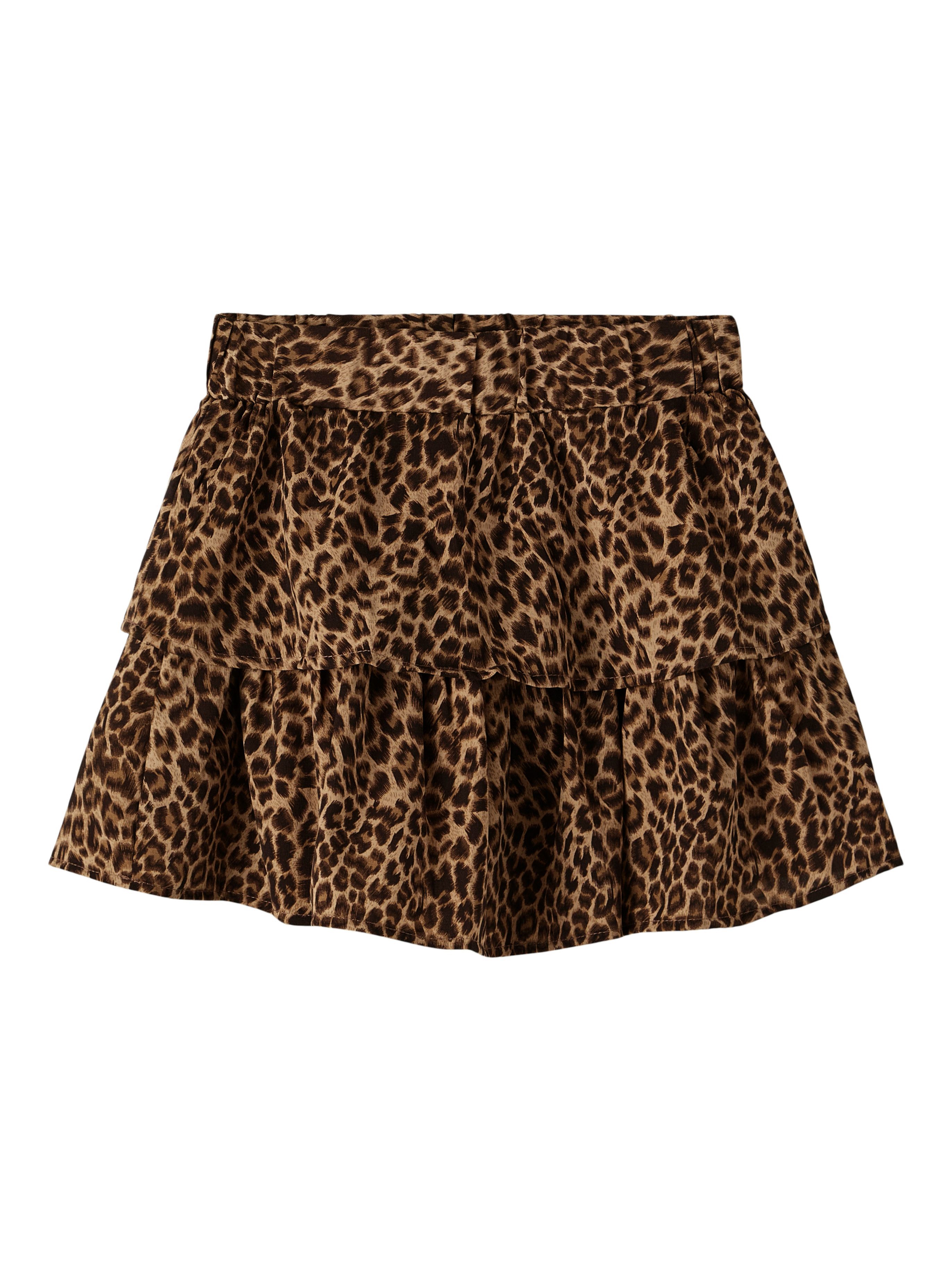 Name It Volantrock NKFVINAYA SKIRT FFF NOOS Kunstfaser, Stretch, Allover Druck