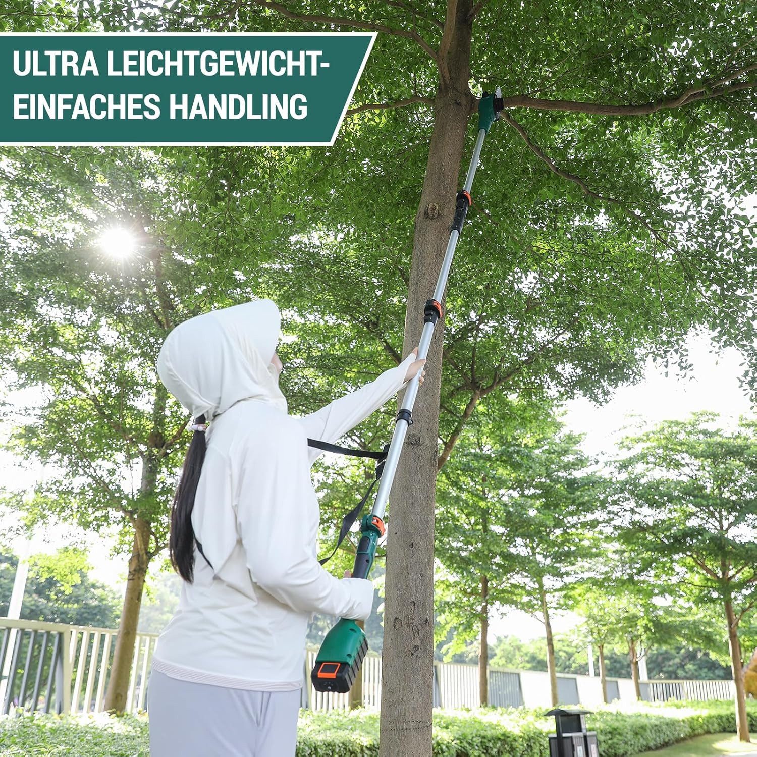 TLGREEN Akku-Hochentaster Elektro Hochentaster,6 m/s Kettengeschwindigkeit, günstig online kaufen