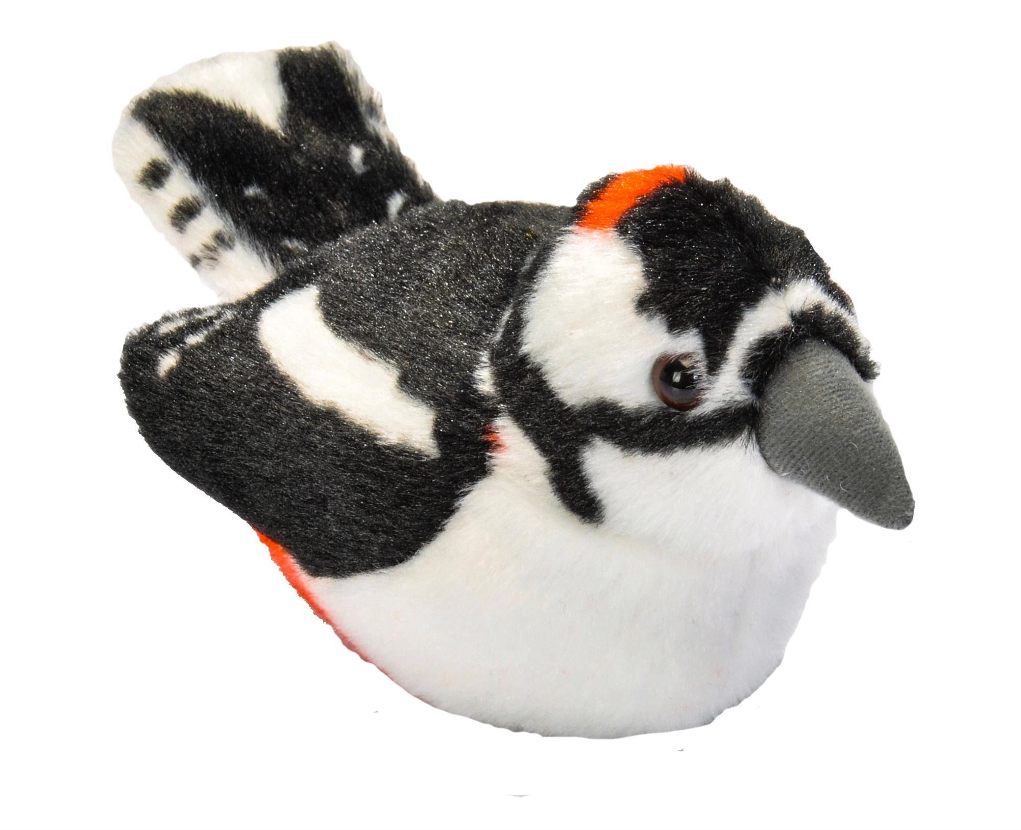 WILD REPUBLIC    Kuscheltier Wild Republic Buntspecht 17 cm Vogel mit Stimme