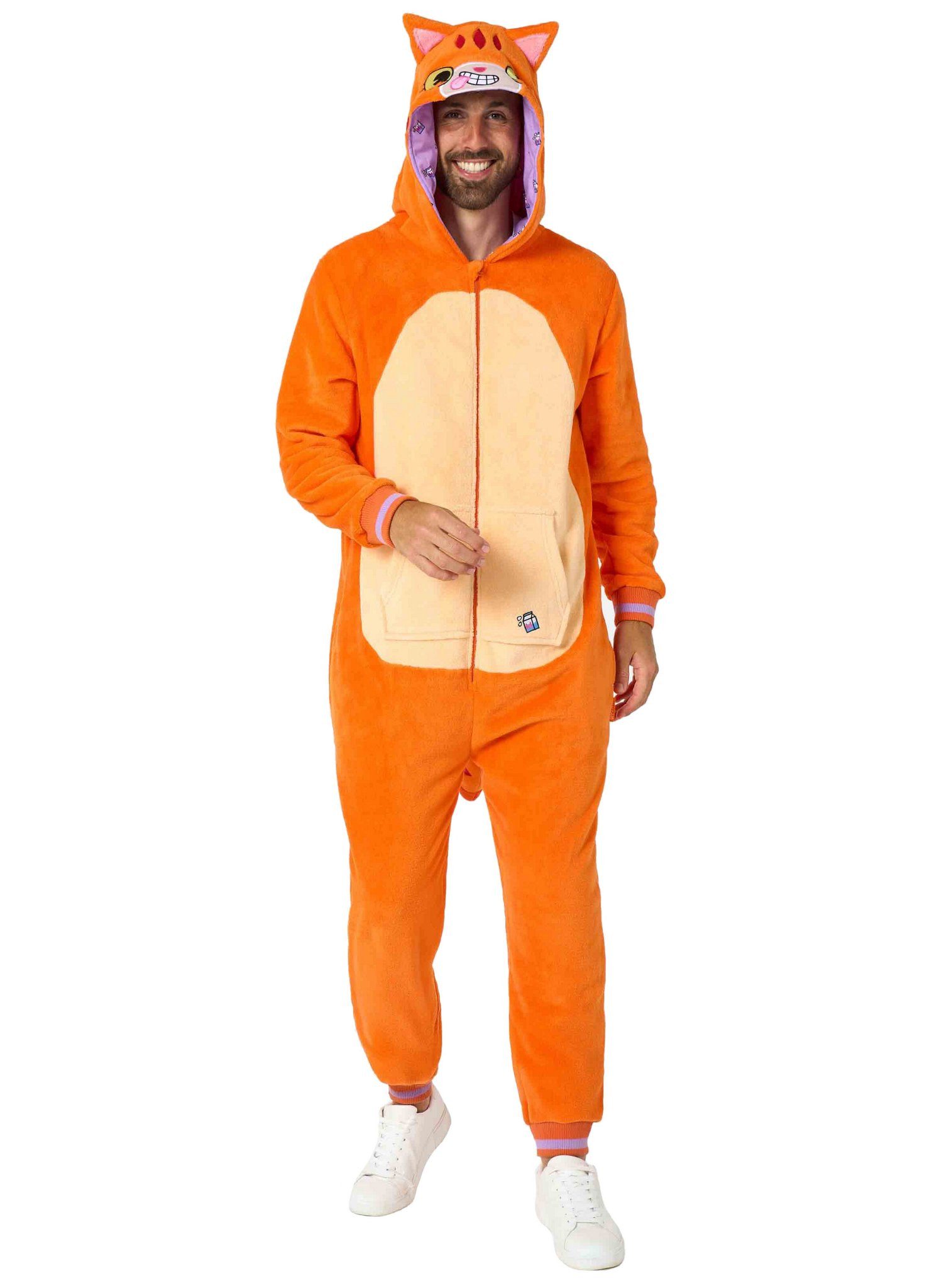 Opposuits Kostüm Rote Katze Onesie, Der Overall beweist: jedes Tier eignet sich zum Kuscheln!