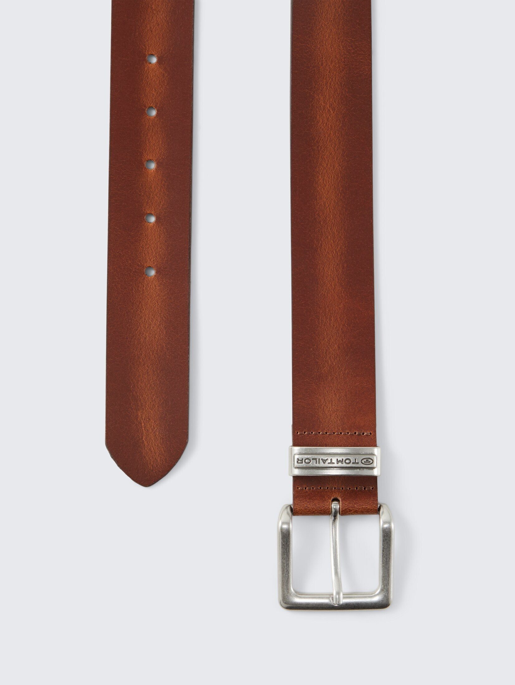 TOM TAILOR Ledergürtel Belts TTTOM Ledergürtel mit eckiger Dornschließe günstig online kaufen