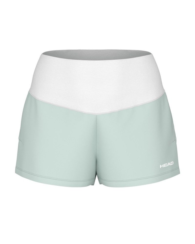 Head Shorts Tennishose Dynamic (mit Innenhose, 4-Wege-Stretch) kurz hellblau Damen