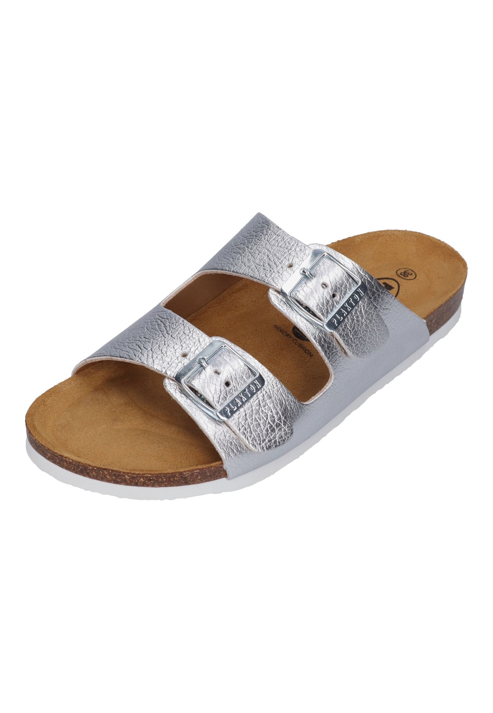 Plakton BETA 180010 Pantolette Plata